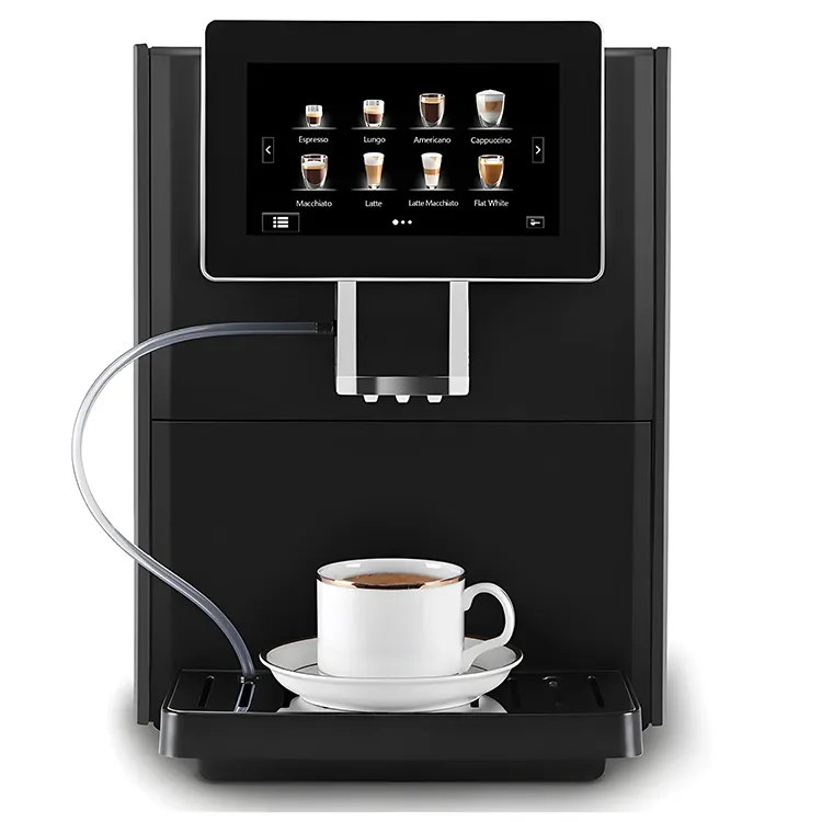 Cafetera espresso comercial eléctrica, cafetera automática de estilo italiano, cafetera múltiple
