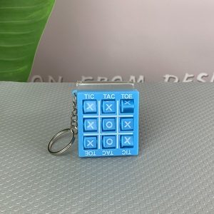 Giocattolo Educativo per Bambini, Scacchi XO in Plastica, Portachiavi Creativo Mini <span class=keywords><strong>Tic</strong></span> Tac Toe - Product Image 2