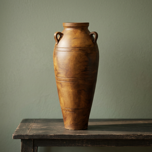 Grand pot en argile Cangklek Geo 3 40x40x100 CM - Product Image 2