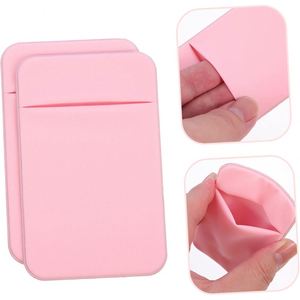 Porte-cartes adhésif pour téléphone portable, autocollant personnalisé pour l'arrière du téléphone, adhésif 3M, étui extensible pour cartes de crédit - Product Image 2
