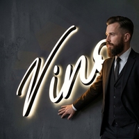 Enseigne LED 3D, Enseigne LED rétroéclairée, Enseigne LED personnalisée, Enseigne LED avec logo personnalisé