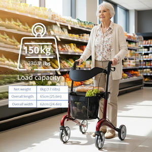 超轻碳纤维助行器，适合康复护理使用者，可调节手把，提高行动能力和稳定性 - Product Image 4