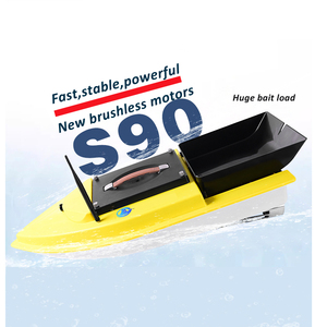 Barco Cebador de Pesca RC S90 con Motor sin Escobillas de Súper Velocidad para Agua Salada con GPS para Pesca de Surf con Batería de 60000 mAh - Product Image 3
