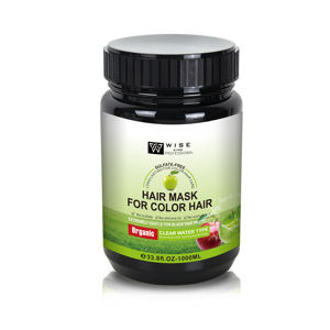 有機アップルヘアマスク1000ML含まれたイラクサ抽出物すべての髪のタイプに栄養を与え、水分と深いコンディショニングを加えます - Product Image 1