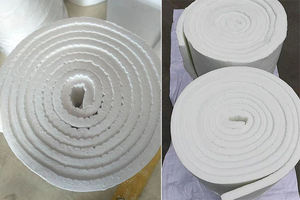 Coperta in Fibra di Allumina 1600C 3000F Isolamento Termico 7200x610x25mm 96KG/m3 con Imballaggio in Cartone - Product Image 2