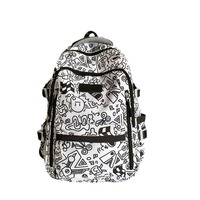 Nouveau sac à dos décontracté et simple de style coréen en toile imperméable, grande capacité, pour étudiants du collège, du lycée et de l'université
