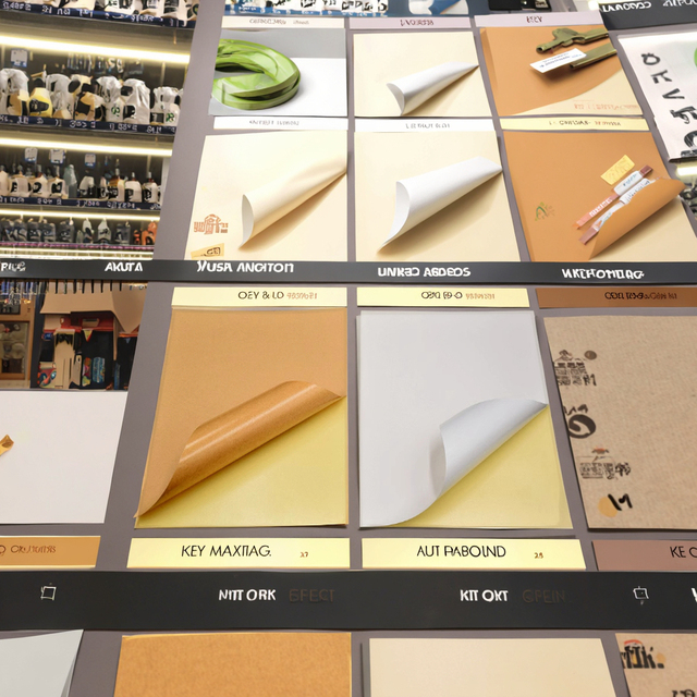 Customizable Durable A4 Self-Adhesive Waterproof Eco-Friendly Kraft Sticker Labels Barcode for Supermarket Grocery