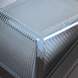 Kit d'éclairage tunnel haute luminosité de style américain, applique murale extérieure en aluminium avec couvercle en PC pour avant-toit - Product Image 1