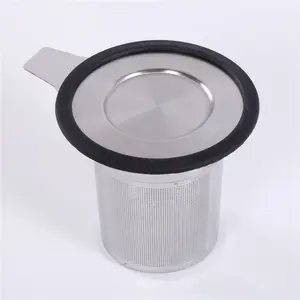 रसोई छानने की आपूर्ति खाद्य ग्रेड स्टेनलेस स्टील छिद्रित मेष चाय Infuser/छलनी