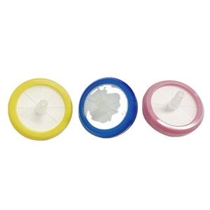 0.22um 0.45um Uso en laboratorio Diferentes <span class=keywords><strong>colores</strong></span> Nylon PTFE MCE PVDF Material Filtro de jeringa individual estéril - Product Image 1