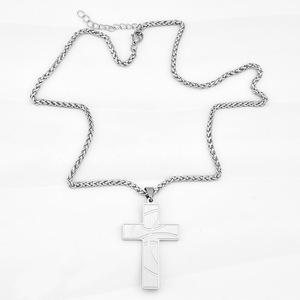 2026 New Exquisite Multiple Models <b>Titanium</b> Steel Cross Pendant Necklace Fashion Unisex's Necklaces Wholesale Jewelry Trendy - Product Image 5