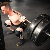 Manchons de genou en néoprène de 7mm pour l'haltérophilie Compression genouillère pour les squats lourds, les deadlifts et l'entraînement