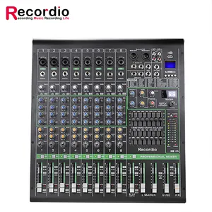 GAX-XS8 New Design 8-channel Mixer With USB MP3 Player Mixing Console 99 Types of DSP Audio Console Mixer For Band