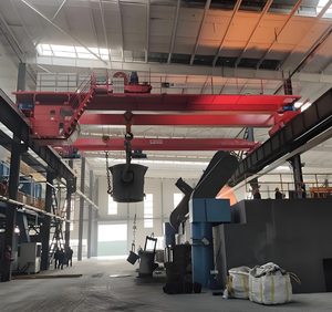 טמפרטורה גבוהה עמיד ועמיד גבוהה כפול וו עגור עבור מטלורגיה הליהוק 5t 30t <span class=keywords><strong>50t</strong></span> 100 200t - Product Image 2