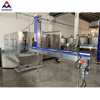 Machine de remplissage automatique d'eau pure minérale 15000 BPH pour bouteilles PET de 2 L, ligne de production d'eau