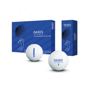 Caja de Regalo Personalizada con 2, 3, 4 o 5 Pelotas de Golf de Uretano Suave para Torneos - Product Image 1