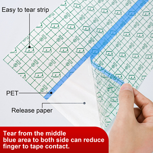 Rollo de vendaje para el cuidado posterior del <span class=keywords><strong>tatuaje</strong></span>, suministro de <span class=keywords><strong>tatuaje</strong></span> transparente impermeable para La curación inicial del <span class=keywords><strong>tatuaje</strong></span> y la reparación de la piel - Product Image 4