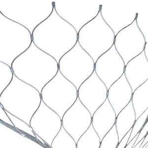 PPS-100 ブラックワイヤーメッシュワイヤークロススクリーン、山岳斜面用落下物防止衝撃耐性フレキシブルパッシブ保護ネット - Product Image 5