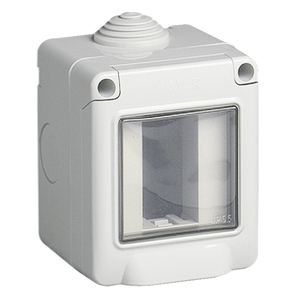 Contenitore IP55 1M 6.8X8.3X6.6 cm resistente alle intemperie per elettronica - Product Image 1