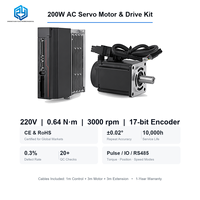 Moteur servo 200W pour l'automatisation de la fabrication, type broche, haute précision, réponse rapide, longue durée de vie