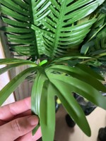 Plante de palmier en plastique de 160 cm sans pot, arbre artificiel pour la décoration intérieure de la maison et du bureau