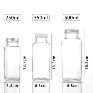 Vendita calda <span class=keywords><strong>bottiglia</strong></span> di <span class=keywords><strong>vetro</strong></span> trasparente 250ml 350ml 500ml tappo a vite per il latte Tequila imballaggio di <span class=keywords><strong>vetro</strong></span> <span class=keywords><strong>bottiglia</strong></span> per bere bevande - Product Image 4