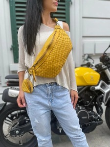 Eco Friendly Leather Sling <b>Bag</b> for Women Durable Crossbody Handbag for Travel <b>Work</b> and Daily Carry Available At Reasonable Price - Product Image 1
