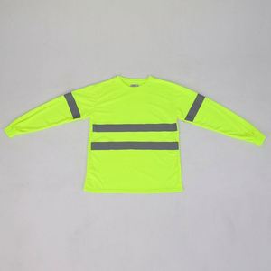 T-shirt réfléchissant respirant à manches longues de classe 2 pour chevaux, haute visibilité, pour la sécurité routière nocturne, fourni directement par l'usine - Product Image 2