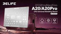 RELIFE RL-044 IPZ18 IP18-A20/A20Max CPU Universal Stencil/0.12mm