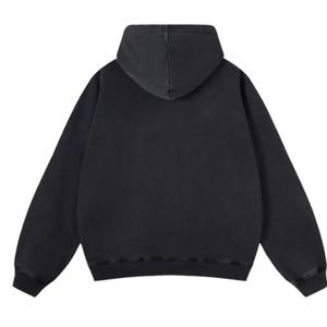 Sudadera con Capucha Extra Grande para Hombre, Estilo Vintage, Lavada, 100% Algodón, Estampada, Transpirable, Ecológica, de Felpa Francesa Gruesa, Personalizable - Product Image 2