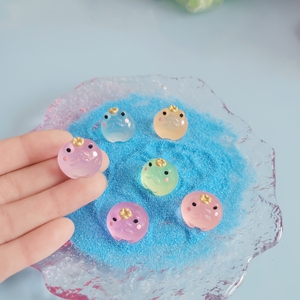 100 pezzi corona luminosa rana statuetta camera decorazione in resina decorazione per la <span class=keywords><strong>casa</strong></span> animali cartoni animati in miniatura Micro paesaggio <span class=keywords><strong>casa</strong></span> delle bambole - Product Image 6