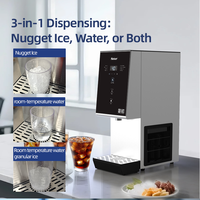 Distributeur de glaçons instantané de pépites d'eau froide auto-distributeur 220v Europe distributeur de glace d'eau de comptoir avec machine à glaçons