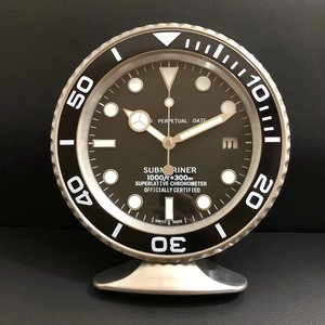 Luxury Quartz Analog Metal <b>Wall</b> <b>Clock</b> with Needle Display Radio Calendars for Living Room Home Decor-Contemporary <b>Design</b> - Product Image 6