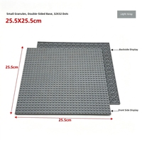 Juego de Bloques de Construcción de Base Doble de 32*32 Piezas, Compatible con las Principales Marcas