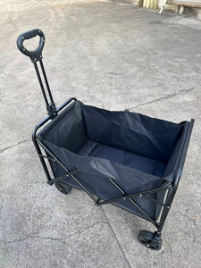 Vagoneta Eléctrica <span class=keywords><strong>Plegable</strong></span> de Cuatro Ruedas Personalizada, con Capacidad de Carga de 100 kg, Control por Aplicación, Certificación CE y FCC, Carrito <span class=keywords><strong>Plegable</strong></span> para Exteriores - Product Image 2