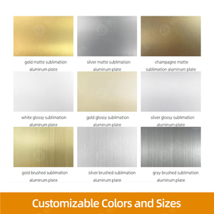 Sublimationsrohlinge Aluminiumblech Foto-Metallplatte Wandposter-Rahmen Sublimationsrohling zum Bedrucken - Product Image 4