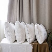 Oreillers de lit Queen Size 20x30 pour hôtel, inserts moelleux, alternative au duvet blanc, soutien doux pour le repos en chambre