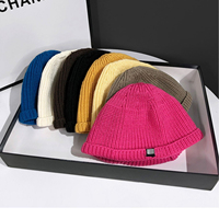 Chapeau en tricot unisexe de style melon, demi-cercle, dôme, hip-hop, hiver, voyage, tissu commun, vente en gros 2026