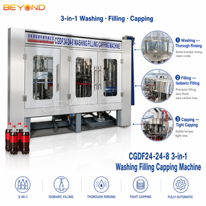 Línea Completa de Producción de Bebidas Carbonatadas |   Máquina de Llenado de Refrescos y <span class=keywords><strong>Agua</strong></span> Carbonatada - Product Image 1