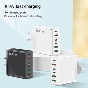 New Fast Charging Wall PC+ABS Fire Retardant Material QC3.0 3USB 3PD <b>UK</b> US EU CE Mobile Phone Charger for iPhone - Product Image 4