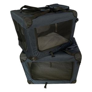 Caja de Transporte para Mascotas Personalizada, en Oferta |   Bolsa de Transporte de Tela Oxford con Doble Compartimento, Malla Transpirable y Cierre de Cremallera - Product Image 4