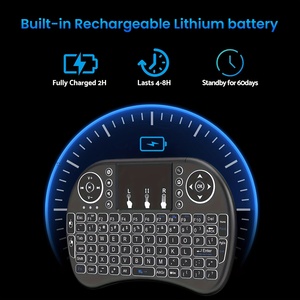 Mini <span class=keywords><strong>clavier</strong></span> <span class=keywords><strong>sans</strong></span> <span class=keywords><strong>fil</strong></span> 2.4G I8 avec pavé tactile, télécommande, interface USB <span class=keywords><strong>pour</strong></span> Android Smart <span class=keywords><strong>TV</strong></span> Box - Product Image 5