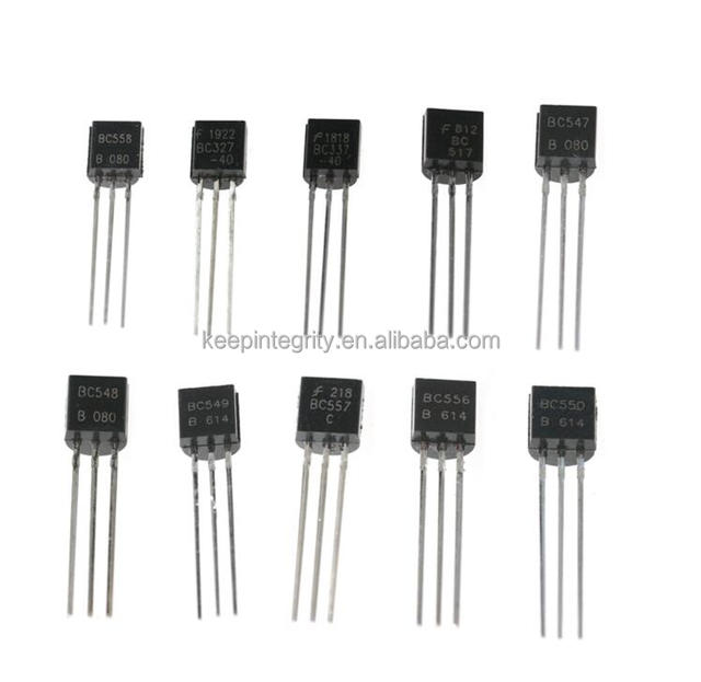 200PCS NPN Triode BC327 BC337 BC547 Transistors Assortment Kit TO-92 Power PNP Transistor Pack