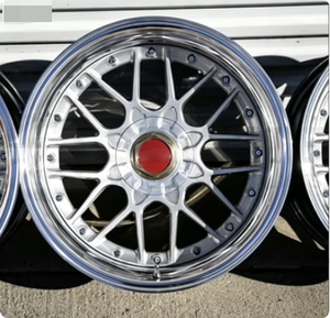 Jantes en alliage d'aluminium forgé sur mesure en 3 parties, <span class=keywords><strong>18</strong></span>-22 pouces, 5x112/5x120 ET25mm, Nouveau JUWA pour M3/M4 F80/F82 <span class=keywords><strong>RS2</strong></span>, à déport profond, garantie 3 ans - Product Image 1