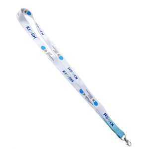 Promotional Cheap Custom Printed Full Color Digital Silk Screen <b>Polyester</b> Satin Breakaway Fashionable Keeup Brand Work <b>Lanyards</b> - Product Image 3