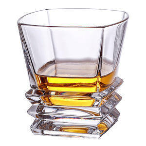 Bohemia Crystal Whiskey Glass Set 200ml Square Design For Adults Gift Use - Product Image 5