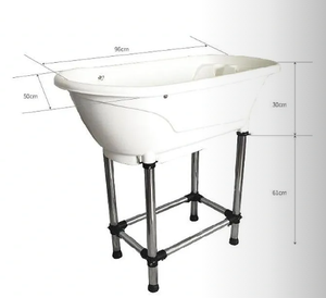 Salon de toilettage de la boutique Équipement de nettoyage pour animaux Chien en plastique portable Bain nettoyage et bain pour animaux de compagnie Spa Baignoires de toilettage pour chiens - Product Image 3