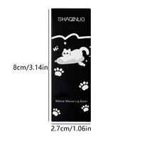 Nouveau Rouge à Lèvres 4G Animal Kitten, Minéral Naturel, Doux et Hydratant, Anti-Craquelures