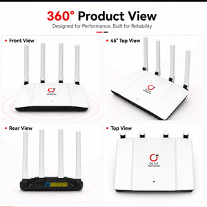 เราเตอร์ OLAX AX1800 4G WiFi 6 ความเร็ว 1800Mbps แบบดูอัลแบนด์ ไร้สาย CPE พร้อมช่องใส่ซิมการ์ด ปลดล็อคแล้ว รองรับผู้ใช้ 64 คน เสาอากาศ 4 ต้น รองรับ OEM โลโก้สั่งทำได้ - Product Image 5