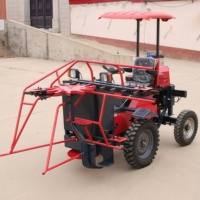 Nouvelle moissonneuse de canne à sucre à tige entière / Mini moissonneuse de canne / Machine à récolter la canne à sucre avec coupeur supérieur
